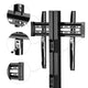 TheLAShop NexusX Commercial Rolling TV Cart & AV Shelf for 32-65in Screen, up to 200lbs. Image