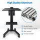 TheLAShop NexusX Standing Laptop Workstation Cart with Printer Shelf Image