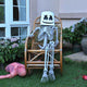 TheLAShop Life Size 5.4ft Posable Skeleton Halloween Pirate Outdoor Decor, Pirate Image