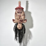TheLAShop 31x16x7in Limbless Hanging Corpse Girl Torso Halloween Prop Image