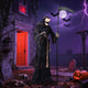 TheLAShop 6ft Halloween Grim Reaper Animatronic Motion & Sound Activated Image