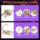 TheLAShop Halloween Skeleton Dog, Mermaid, Owl, Vulture, Bat, Spider Options Image
