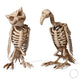 TheLAShop Halloween Skeleton Dog, Mermaid, Owl, Vulture, Bat, Spider Options, Vulture+Owl Image