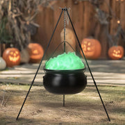 TheLAShop Halloween Witches Cauldron with Lights & Stand Image