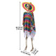 TheLAShop Life Size 5.6ft Posable Skeleton Halloween Prop Outdoor Decor Image
