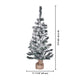 TheLAShop 3ft Frosted Christmas Tree with Stand Tabletop Image