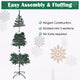 TheLAShop 7.5ft Christmas Tree with Ribbon & Stand Image