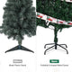 TheLAShop 7.5ft Christmas Tree with Ribbon & Stand Image
