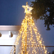 TheLAShop 28ft Flagpole Outdoor Tree Light for Christmas, Events Image