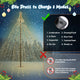 TheLAShop 28ft Flagpole Outdoor Tree Light for Christmas, Events Image