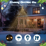 TheLAShop 20ft Flagpole Outdoor Tree Light 28ft Outdoor Patio Lights Image
