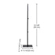TheLAShop 3ct. 3ft Floor-Standing Balloon Column Stand with Base Image
