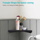 TheLAShop Corner Shelf Stainless Steel Single Tier Shower Caddy Triangle Image