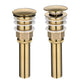 TheLAShop 1 5/8" Pop Up Drain Stopper w/ Tray Golden Image