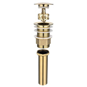 TheLAShop 1 5/8" Pop Up Drain Stopper w/ Tray Golden Image