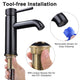 TheLAShop Bathroom Faucet Single Handle Hot & Cold 4" Spout Image