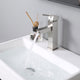TheLAShop Bathroom Faucet Single Handle Square Hot & Cold 8"H, Brushed Nickel Image
