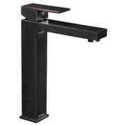 TheLAShop Bath Lavatory Vessel Sink Faucet 10.4" Square, Oil Rubbed Bronze Image