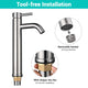 TheLAShop Modern Tall Bathroom Vessel Faucet 12"H Image
