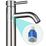 TheLAShop Modern Tall Bathroom Vessel Faucet 12"H Image