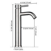 TheLAShop Modern Tall Bathroom Vessel Faucet 12"H Image