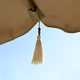 TheLAShop 7 ft 8-Rib Wood Patio Umbrella with Fringe Boho 5-10yr Image