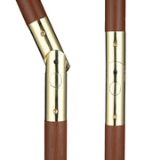 TheLAShop 9ft 8-Rib Wooden Patio Market Umbrella Tilt with Fringe 5-10yr Image