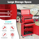 TheLAShop Rolling Tool Cabinet Combo 4-Drawer with Locking System 20" Image