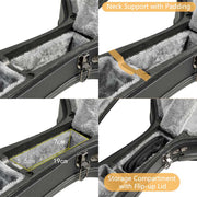 TheLAShop 40"-41" Acoustic Guitar Flight Case with Headstock Protector Image