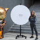 TheLAShop 48" Prize Wheel with Heavy Duty Rolling Stand, Custom-printed Image