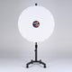 TheLAShop 48" Prize Wheel with Heavy Duty Rolling Stand, White Image