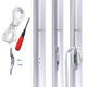 TheLAShop Aluminum Sectional Flagpole Kit with US Flag (20ft,25ft,30ft Options) Image