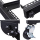 TheLAShop 9U Solid Steel Audio Mixer Rack with Crossbar 19" AV Cart Image