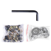 TheLAShop 16U Solid Steel Audio Mixer Rack with Crossbar 19" AV Cart Image