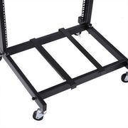 TheLAShop 16U Solid Steel Audio Mixer Rack with Crossbar 19" AV Cart Image