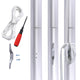TheLAShop Aluminum Flagpole with Light Solar Powered(20ft,25ft,30ft Options) Image
