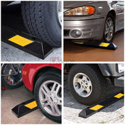 TheLAShop 3' Rubber Curb Parking Block Wheel Stop Garage Car Stopper Image