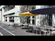 TheLAShop 9ft Wood Outdoor Umbrella with Acrylic Fabric UV50+ 10yr