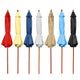 TheLAShop 9ft 8-Rib Wood Market Umbrella for Hotels, Resorts & Restaurants Image