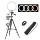 TheLAShop 10in Ring Light with Tripod Stand Kit for Video Photo