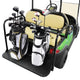 TheLAShop Adjustable Golf Bag Attachment Holder for Golf Cart Rear Seat