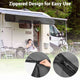 TheLAShop RV Awning Shade Screen with Zipper 10'Wx8'H Trailer Mosquito Net