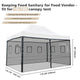 TheLAShop Netting for Pop Up Canopy 10x15 Food Service Vendor Side Screen