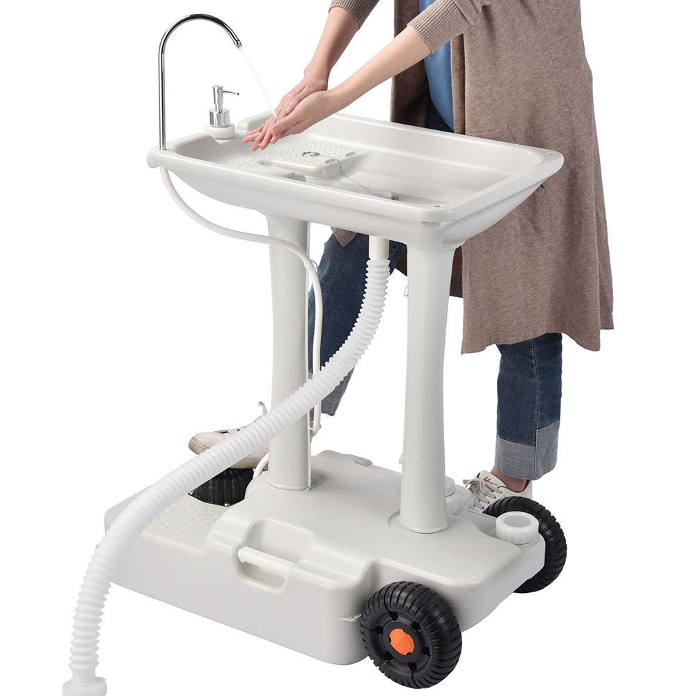 TheLAShop 4.5Gal Hand Washing Station Portable 20x13x40.5in