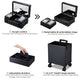 TheLAShop Rolling Makeup Case with Lighted Mirror Tact Switch 4 in 1