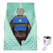 TheLAShop Portable Sauna Tent Steam SPA w/ Chair Remote 2L