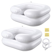 TheLAShop Shampoo Bowl Inflatable Hair Wash Sink for Home Salon 2-Pack