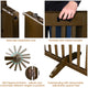 TheLAShop 4-Panel 80x24 Folding Gate-n-Crate Convertible Pet Gate Barrier