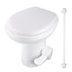 TheLAShop Travel Gravity Flush RV Toilet Pedal Flush HDPE High Profile