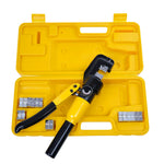 TheLAShop 10 Ton Hydraulic Wire Terminal Battery Cable Crimper w/ 9 Dies